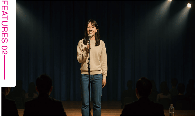 学内限定オーディションのイメージ